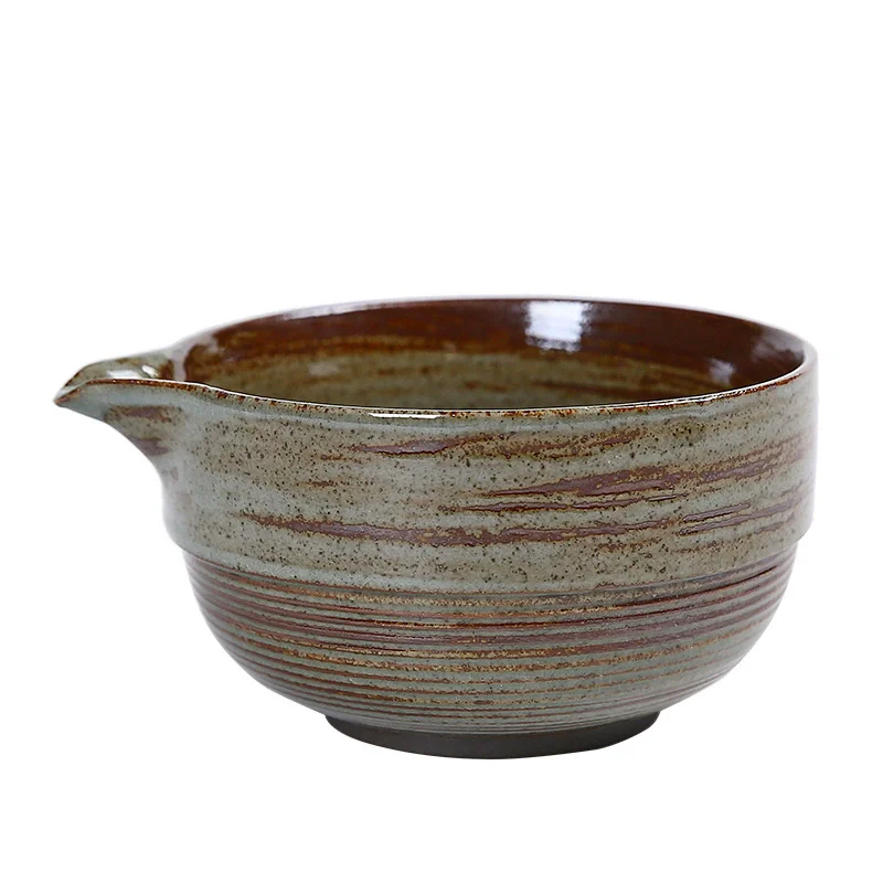 1-4PCSTraditional Matcha Tea Sets For Tea Lovers Birthday Gifts Japanese Matcha Whisk Ceramic Bowl With Spout Tea-making Tools