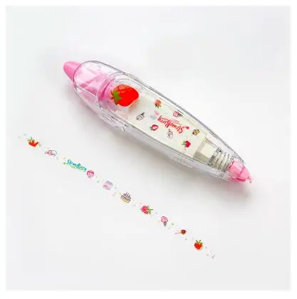 Kawaii Animal-Themed Decorative Correction Tape for Journals and Art Projects