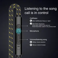 Explosive Double Moving Coil Headphones In Ear Subwoofer Cross Border Wire Controlled Fever Hifi Headphones With Shocking Sound - Image 5