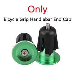 Ultralight Silicone Anti-Slip Bike Grips with End Plugs (ED88 Green)