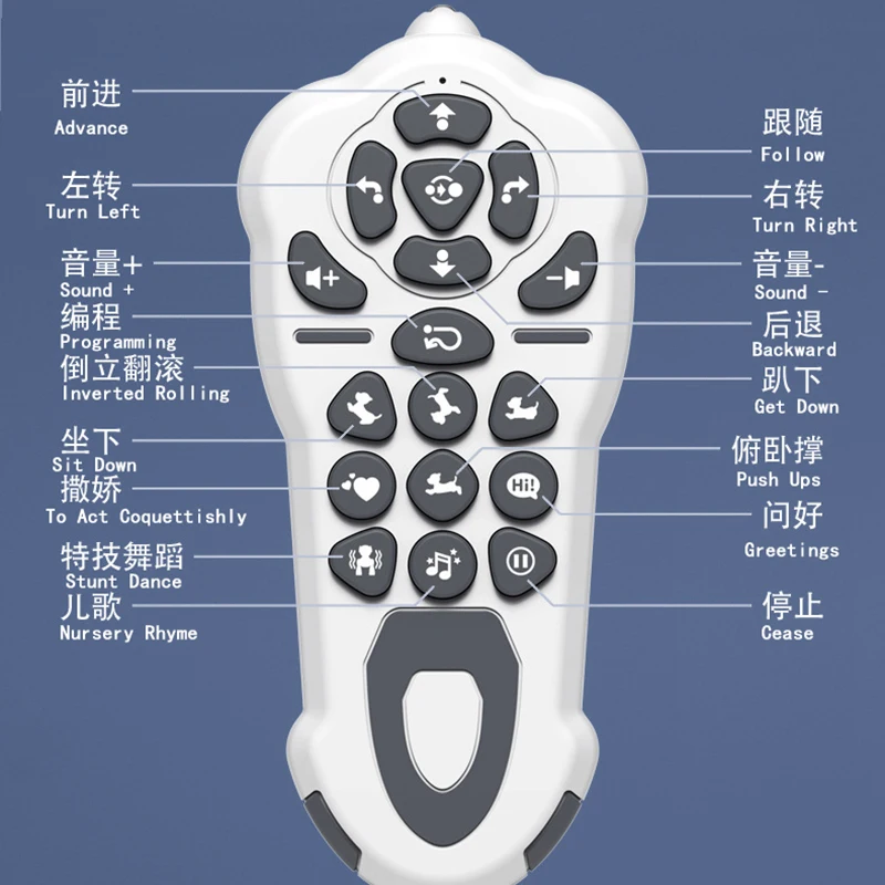 Fun Electric Singing Kids Remote Control Toys for Boys Girl Robot Dog Intelligent Sensing Machine RC Animals Children Puzzle Pet