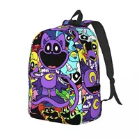 CatNap Smiling Critters Backpack Elementary High College School Student Bookbag Men Women Daypack Outdoor 2