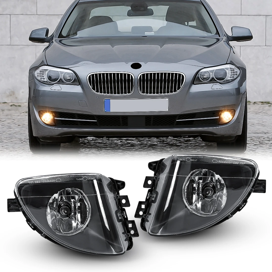 Auto Koplamp Montage Compatibel for BMW F10 Koplampen 2010-2017 DRL Hella Accessoires LED H7 Bi