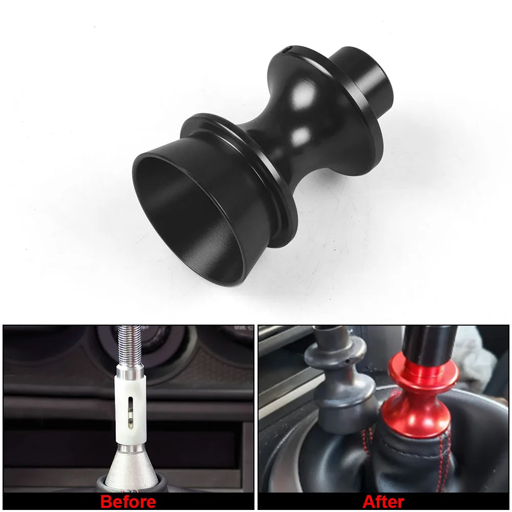 JDMManualPerformanceBilletAluminumGearShiftKnobReverseLockout