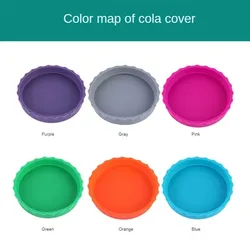 Reusable Silicone Leak - Proof Beverage Lid Stopper (6 pcs set)