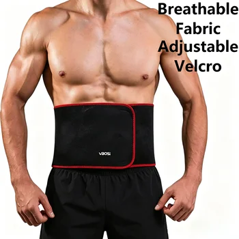 VBOSI Back Support Lumbar Belt Adjustable Waist Brace Men Women Sciatica Relief Lower Back Pain Support for Office Working 1