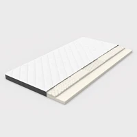 Матрас Rosahqnda H3, средняя прочность, сертификация эко Текса, высота 7см, 90/120/140/160180×200см, пена с тиснением семи зонов — изображение 2