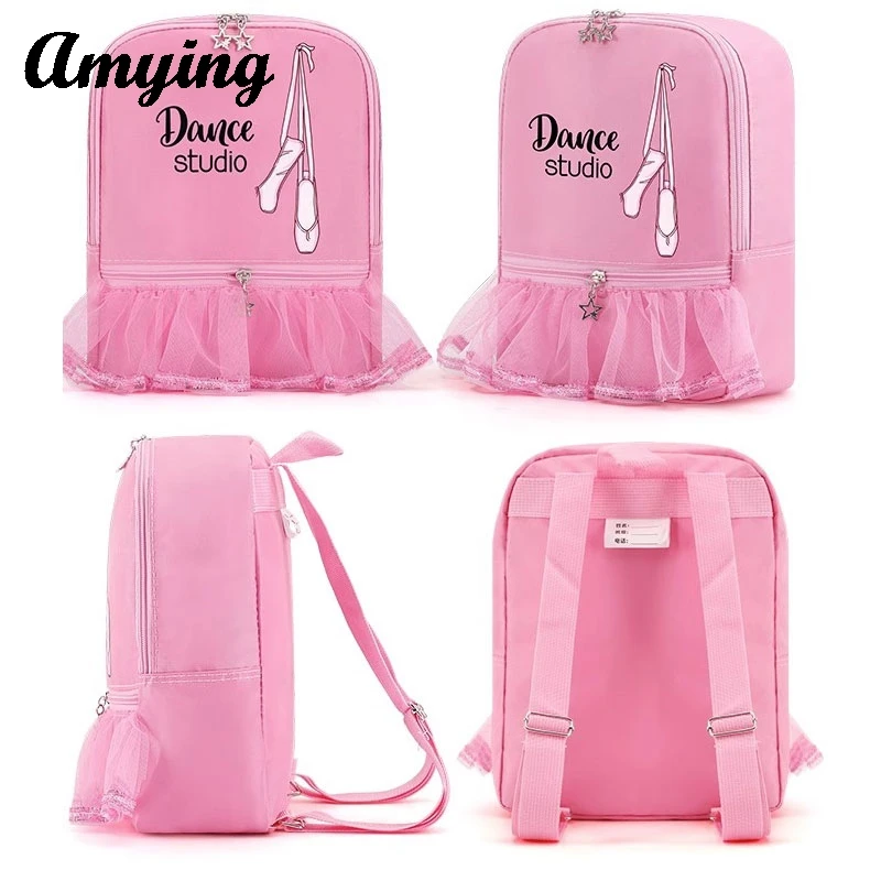 Children Backpack Schoolbag Girls Lace Ballet Dance Storage Bags Sports Gym ballet Yoga Tap Jazz Latin Dance Storage Bags 6