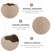 2 Pcs Small Egg Shell Vase Creative Flower Hydroponics Planting Home Pot Vases Decorative Miniature Chic Plants Container 6