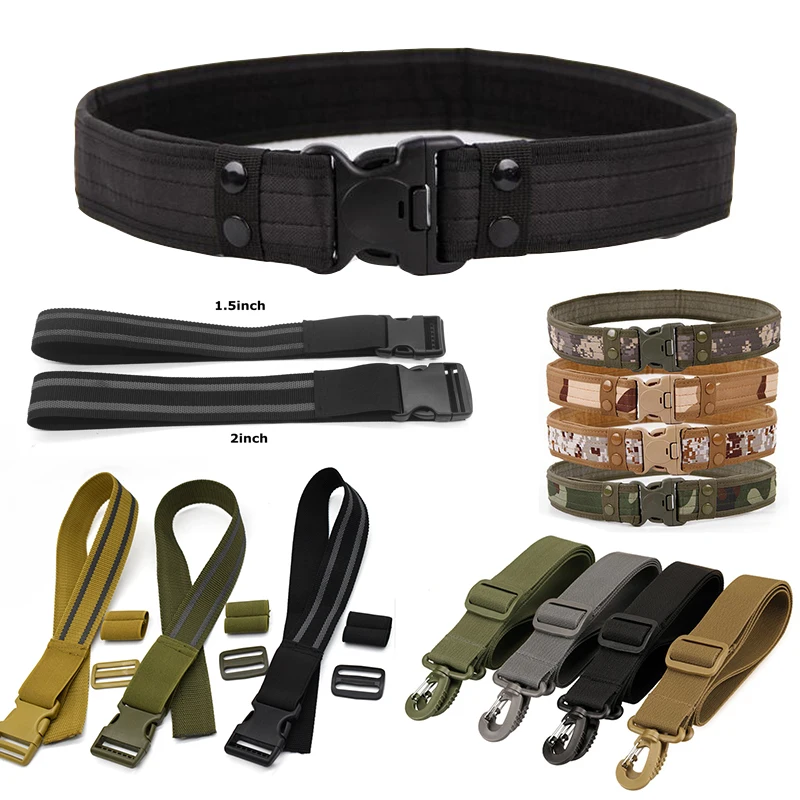 

Tactical Waist Belt Drop Leg Gun Holster Strap Airsoft Thigh Adapter Strap Water Bottle Pouch Shoulder Strap Military Waistband