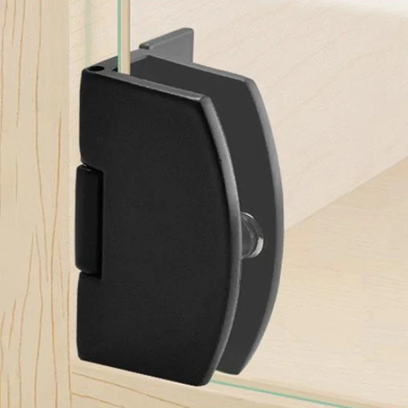 Description Picture 6 of itemGlass Cabinet Door Hinge With Screws Cupboard Display Cabinet Gate Clamp Hinges              Furniture Hardware  For 5-8mm Glass