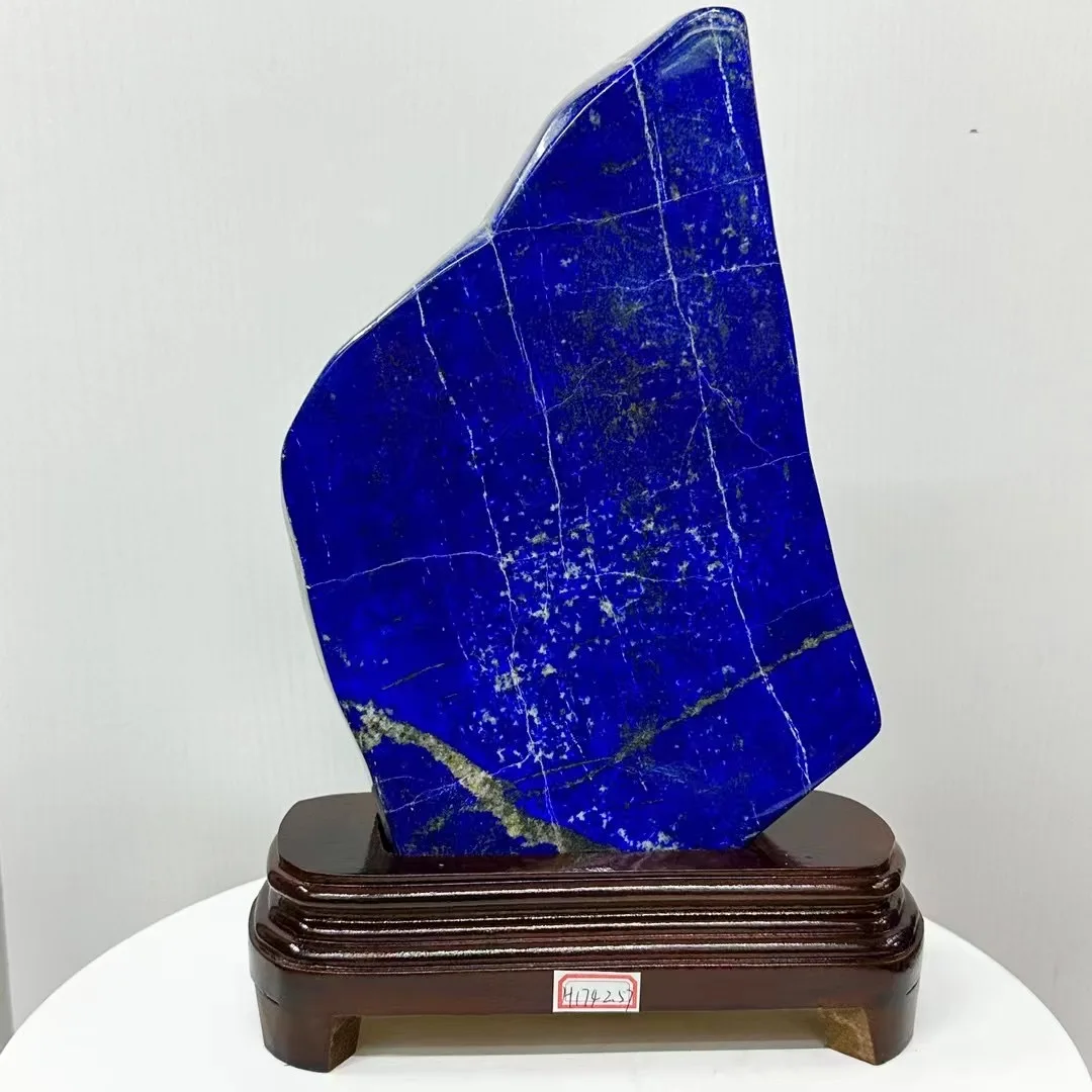 TOP Quality Natural Lapis Lazuli Original Raw Mineral Specimen Rock Crystal Furnishings Healing Apartment Decorate Smooth Stones 4