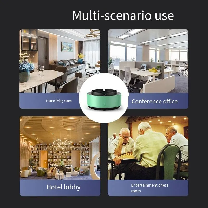 Air Purifier Ashtray Intelligent Passive Smoking Removal Multi Filtration Indoor