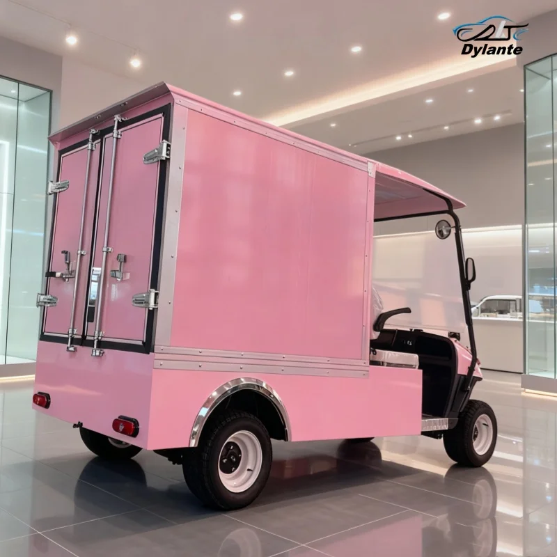 Newest 60V Adults Scooter Lithium Battery Golf Car Off Road Beach Buggy Electric Golf Cart Folding Cargo Car With Rear Cargo Box - Image 4