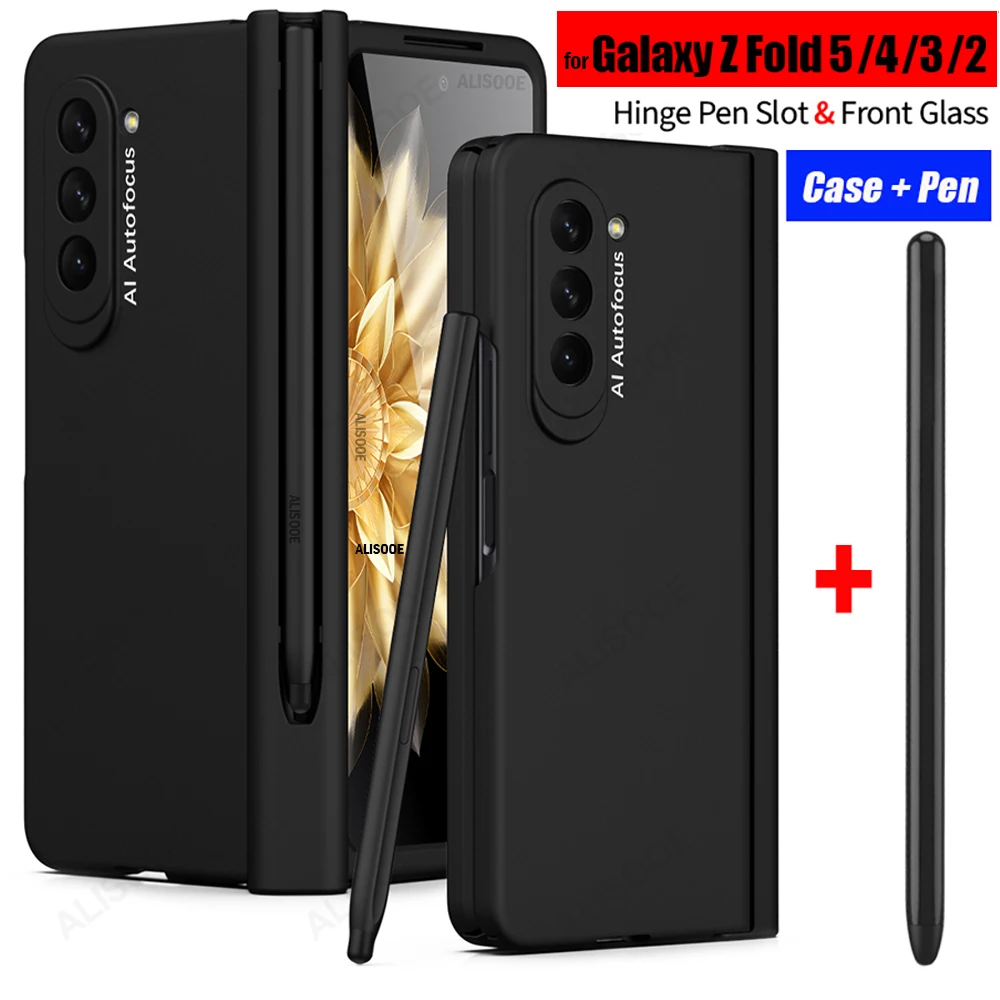 

Чехол Z Fold 5 с сенсорной ручкой для Samsung Galaxy Z Fold 5 4 3 2