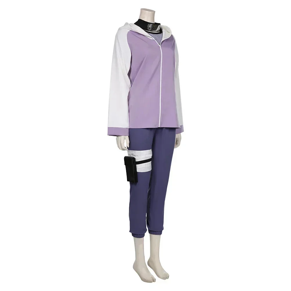 Naruto Hinata Hyuga Dark Purple Synthetic Cosplay Wig