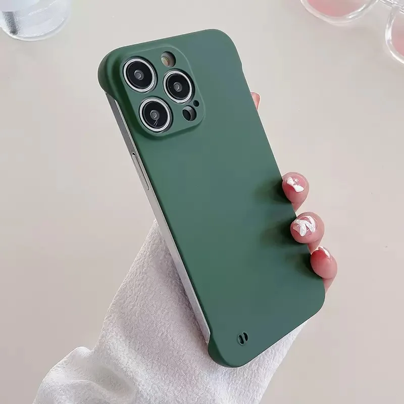 Ultra Slim Frameless Matte Phone Cover in Vibrant Colors