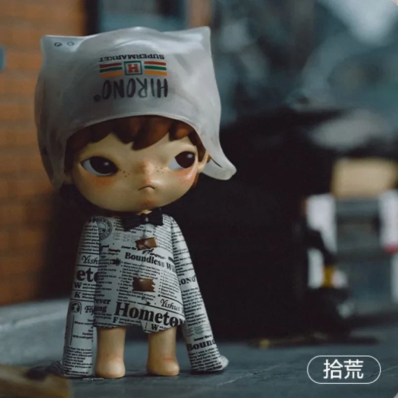 thumbnail image 1 of Pop Mart Hirono Little Mischief Series Blind Box Guess Bag Mystery Box Toys Doll Cute Anime Figure Ornaments Gift Collection, 1 of 5