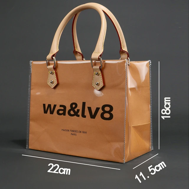 Tote Bag Diy Kit Change Branded Paper Bag To a real bag - AliExpress