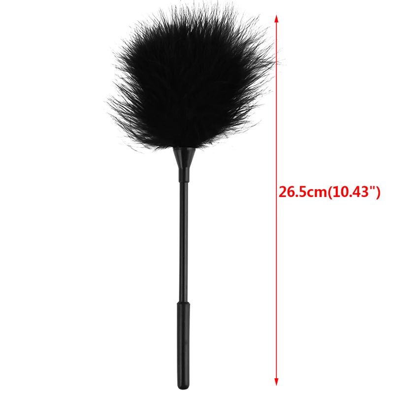 Bondage Slave Erotic BDSM SM For Couple Women Adult Game 26.5cm Flirt Whip Bird Feather Flogger Sex Toy Products