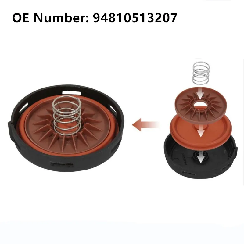 Car Engine Valve Cover 94810513207 For Porsche For Cayenne 2003 2006