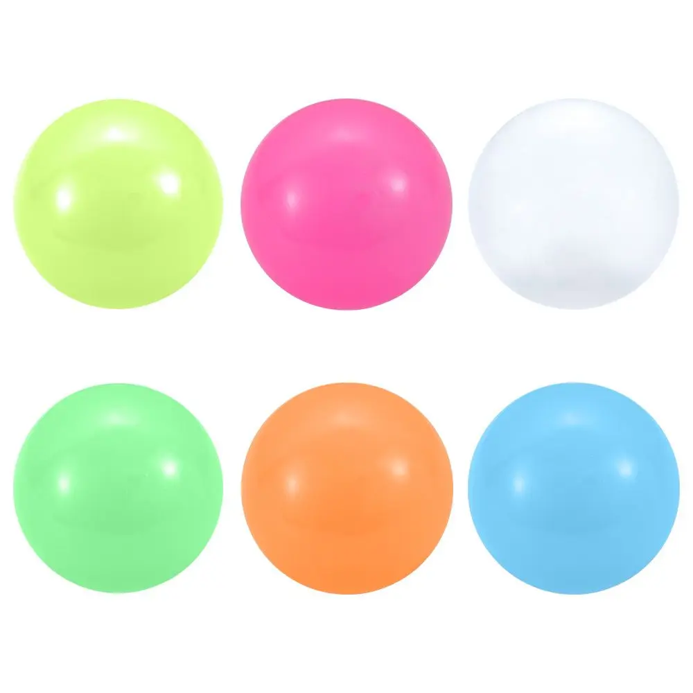 Target Glorbs Balls Glow in The Dark Throw Ball Luminous Sticky Ball Stress Relief Toy Decompression Glowing Sticky
