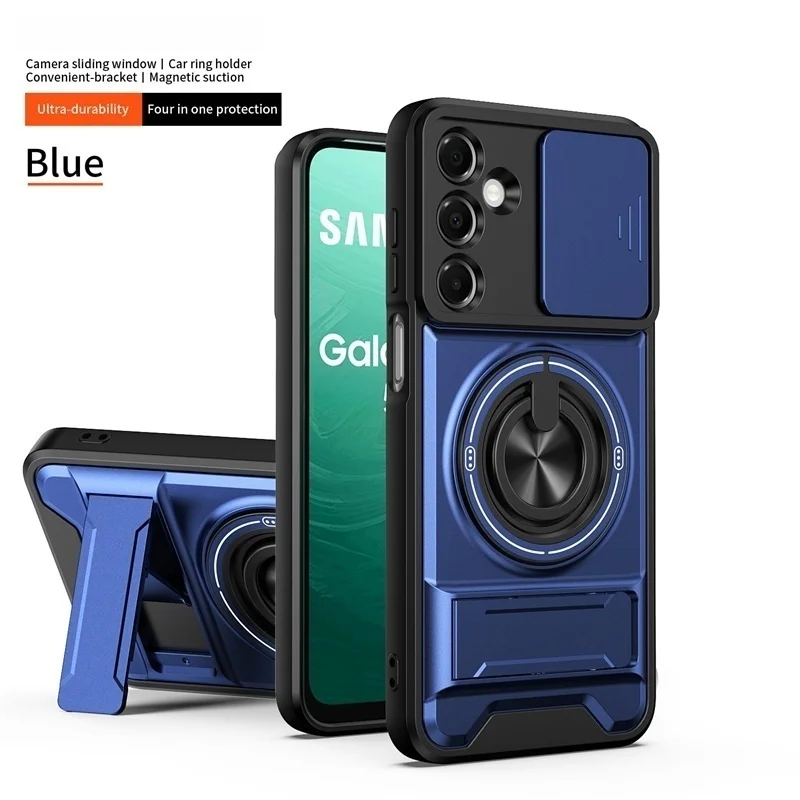 Ultimate Armor Magnetic Stand Case with Lens Protection and Ring Holder