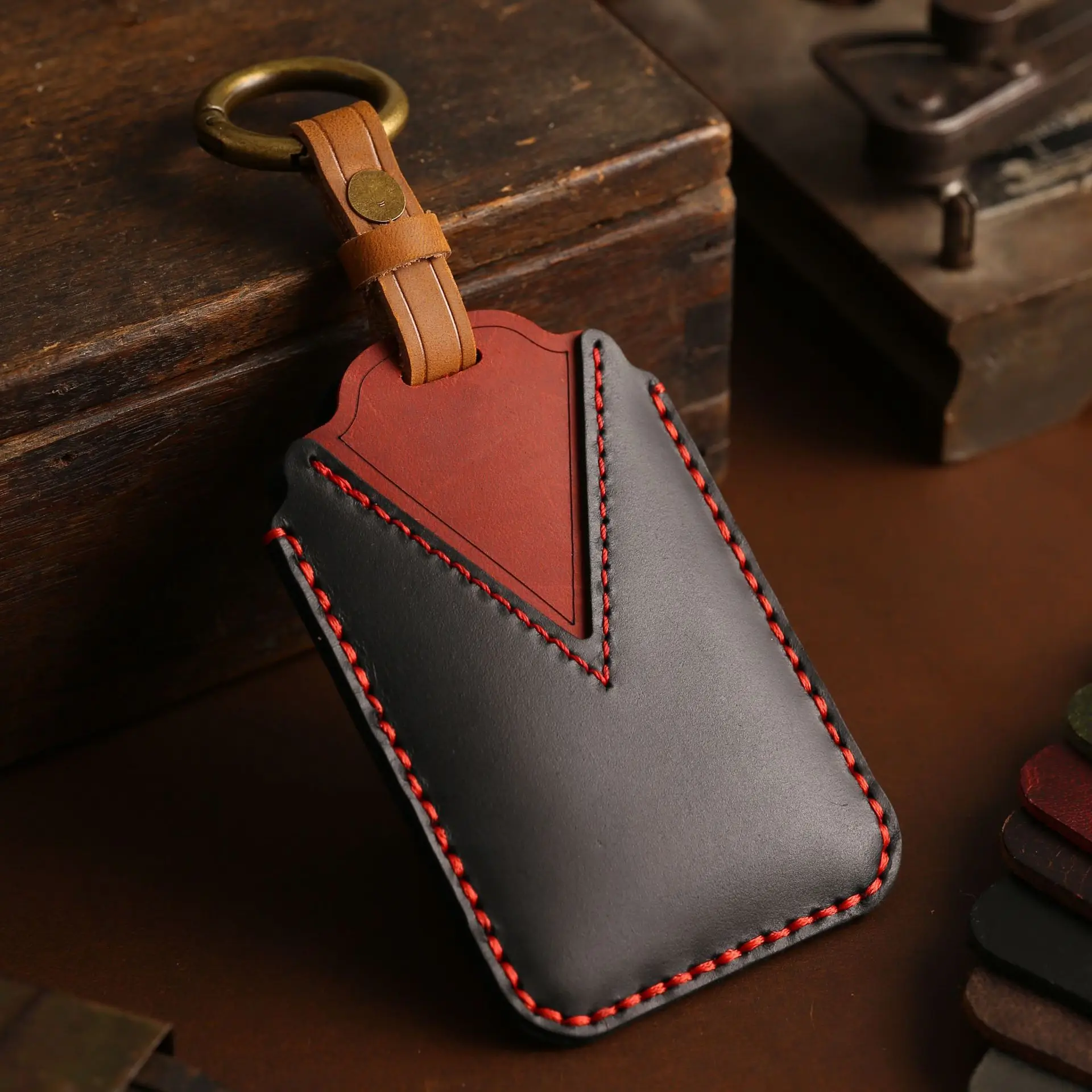 Portachiavi in vera pelle per LEXUS LX 570 2016 2019 LS 500h 2020 RX 300 2017 ES LM 2020 - S2043491db3bb406eb123f2db38e44260u