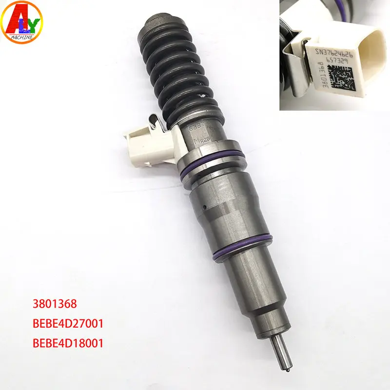 

ALYTEST 1PCS 3801368 Voe3801368 21379931 Voe21379931 Bebe4d27001 Bebe4d18001 Common Rail Fuel Injector for Volvo Md13