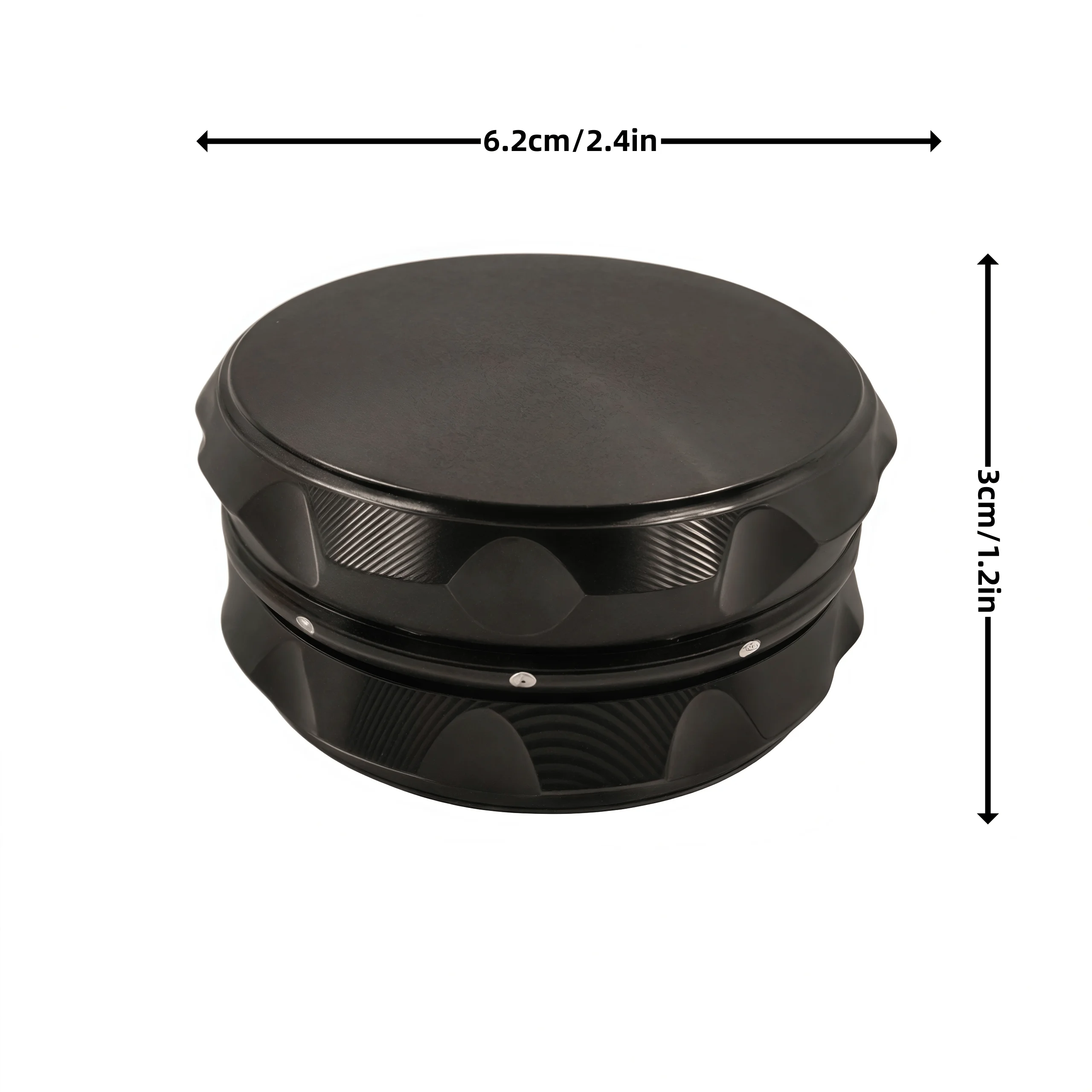 Premium Heavy-Duty Herb Grinder with Non-Slip Grip - Variety of Color Options - Sharp Diamond Teeth