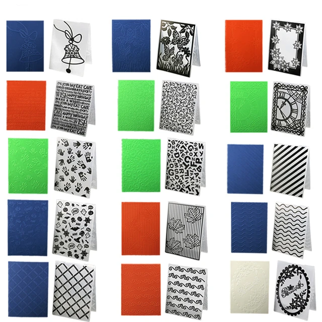 10.5x14.5cm Embossing Folder Designs 2