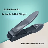 Anti-splash Nail Clipper Cicada Bionics Nail Cutter Stainless Steel Nail Tools Nail GrindPolish Nail Supplies for Professionals 1