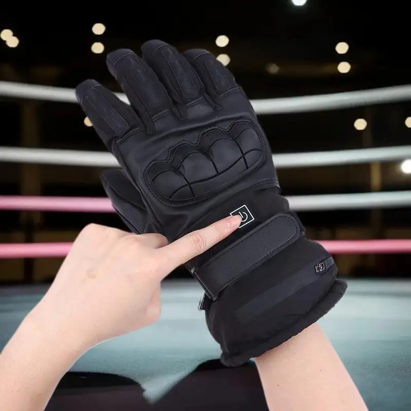 Gants tactiques chauffants pour moto et cyclisme, antidérapants, pour écran tactile, chauds, pour l'extérieur, chaleur durable, coupe-vent, 1 paire