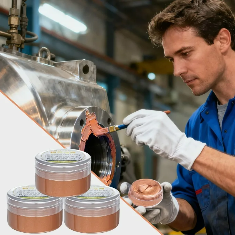 Copper Conductive Grease High Temperature & Waterproof Lubricant for Automotive Wire Harness Battery Terminals Anti-Corrosion