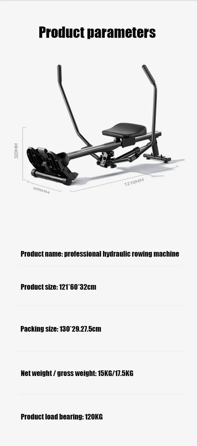 Hydraulic Rowing Machine Fitness Equipment