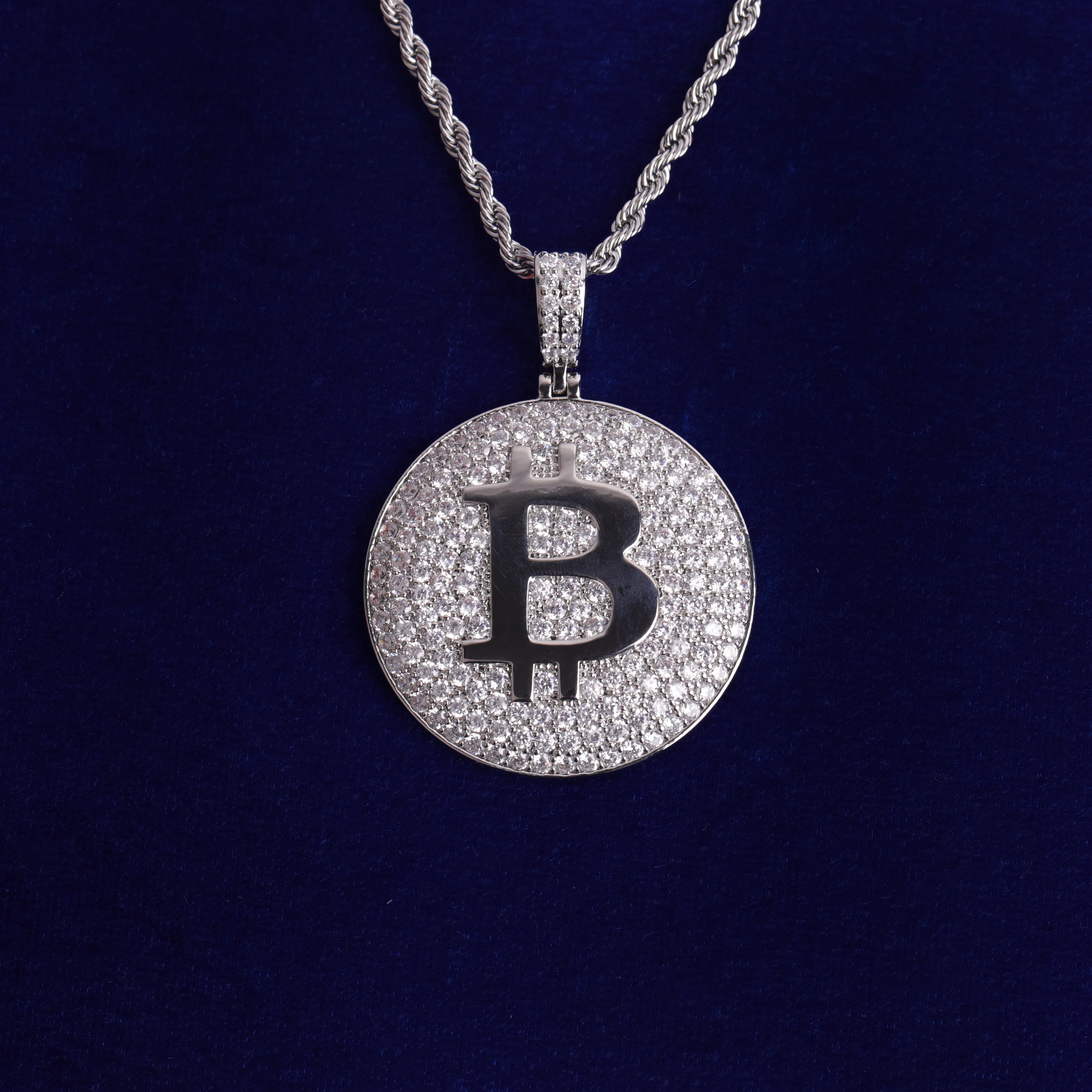 Bitcoin Letters B Necklace for Men: The Ultimate Iced-Out Statement Piece  You Need to Know About