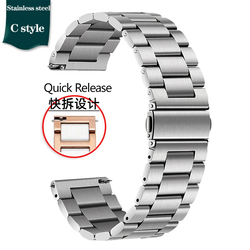 thumbnail image 1 of Correa de reloj de acero inoxidable y cerámica de 23 mm para Casio PROTREK Series PRW-30 PRW-50 PRW-60 PRW-70YT Correa de reloj deportiva resistente al agua, 1 of 5