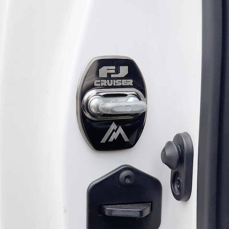 Car Door Lock Cover 2006-22 FOR Toyota FJ Cruiser Accessories Interior Modification Door Lock Buckle Stopper Decoration Case Protection Cover