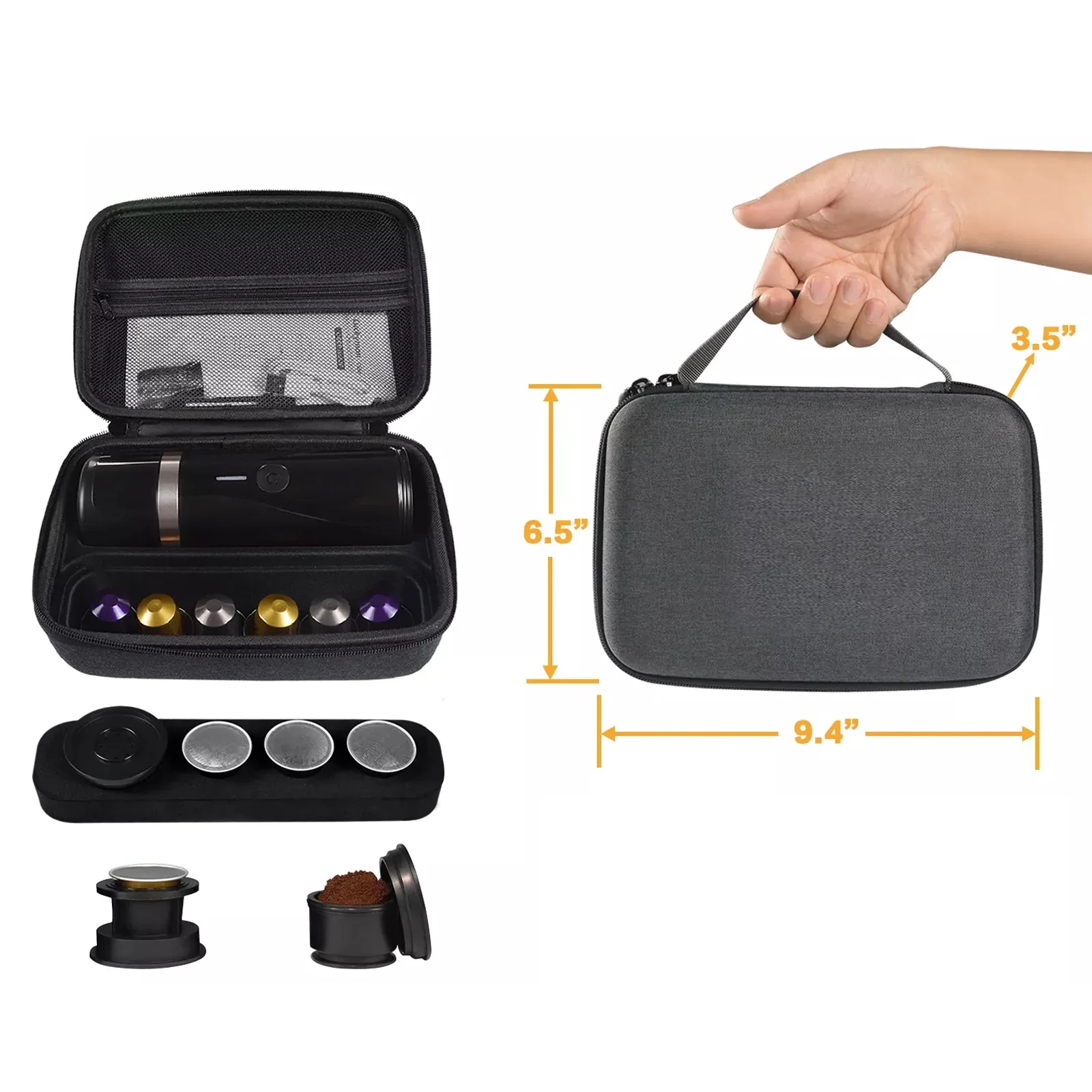 Hot Sale Portable Espresso Machine Personalized Label Set Promotional Gift Smart Capsule Coffee Machine