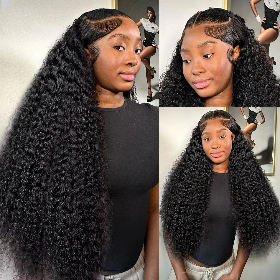 Human hair wigs,human hair wig,lace front wig,front lace wig 250 Density Human Hair Wig 4x4 5x5 lace Closure Wig Transparent Curly Human Hair Deep Wave 13x6 Lace Frontal