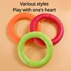 1Pc EVA Pet Ring Dog Flying Disc Foam Molars Bite Resistant Edge Grazing Training Special Pet Outdoor Solid Ring Flying Disc Toy 2