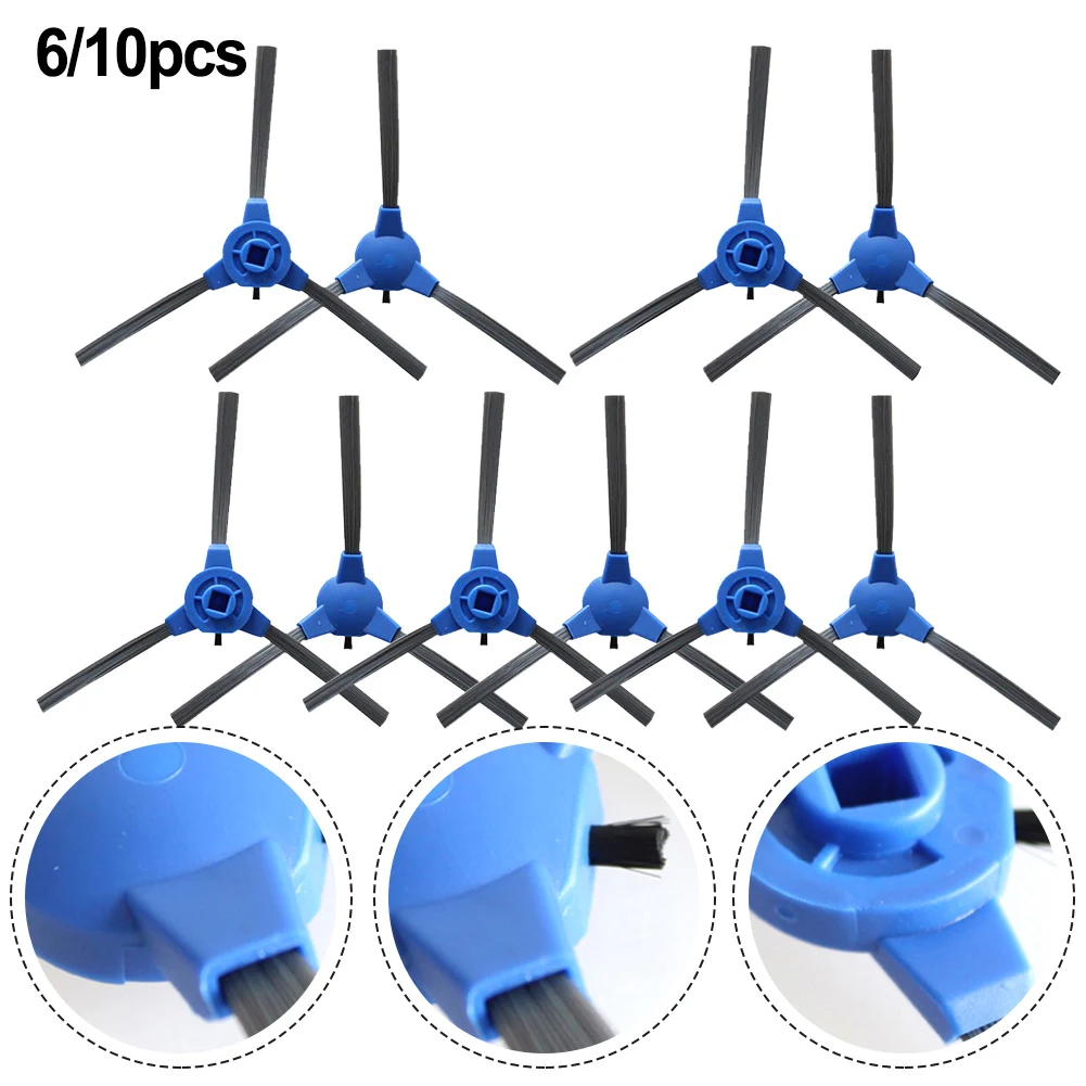 

4/10pcs Side Brushes Parts Replacement For Solac Lucid I10 Robot Vacuums Cleaner Handheld Cordless Vac Spare Parts Accessories