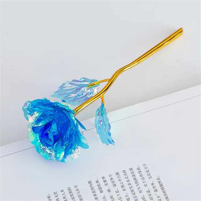 18cm 24k Golden Rose Flowe 3
