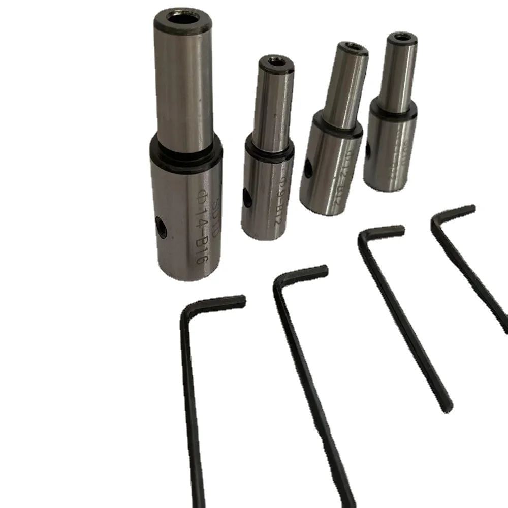 OUIO 1pcs 5mm 6 8 10 12 14 15 16mm drill chuck connecter B10 B12 B16 B18 tapper chuck adapter for drilling machine