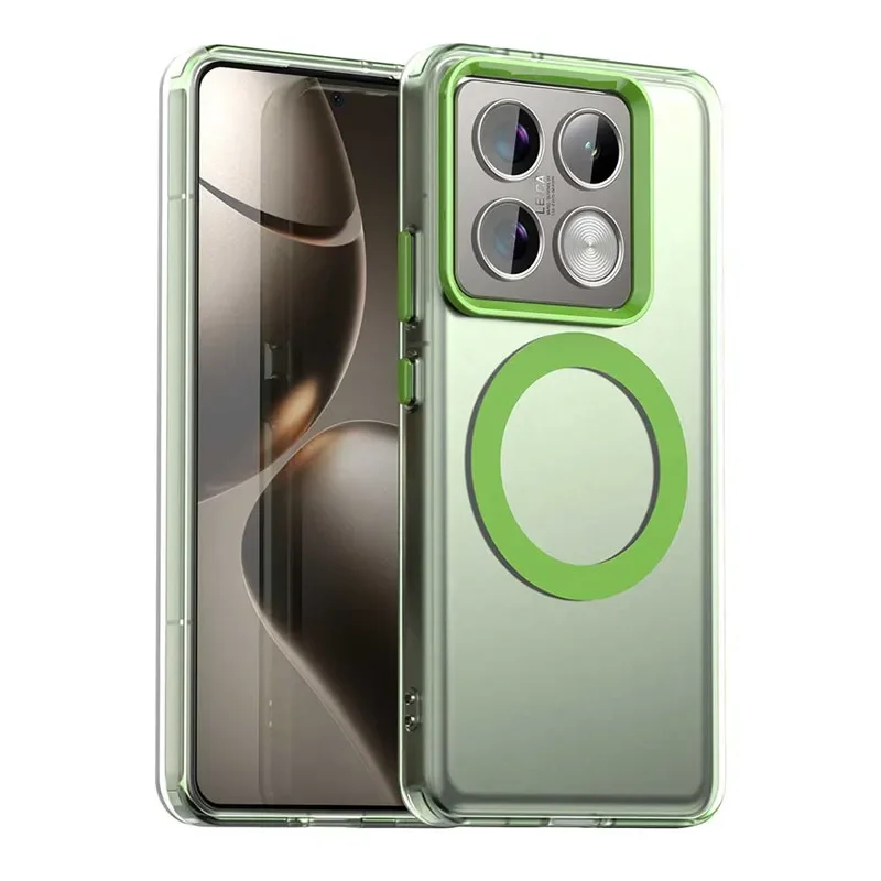 حافظة شحن لاسلكي مغناطيسي فاخرة لهاتف Xiaomi 14T P...