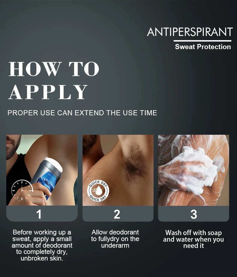 Deodorant Antiperspirant Stick For Men Long Lasting Sport Refreshing_voghion.com