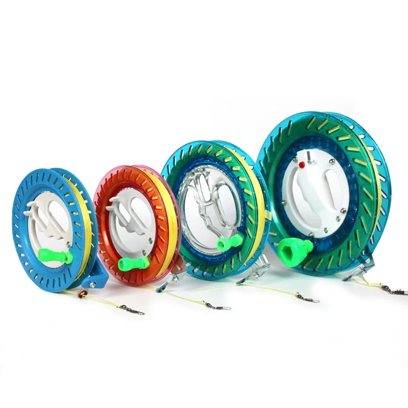 

free shipping adults kite reel abs kite wheel flying toys for kids kites string line weifang kites factory ikite fishing rod koi
