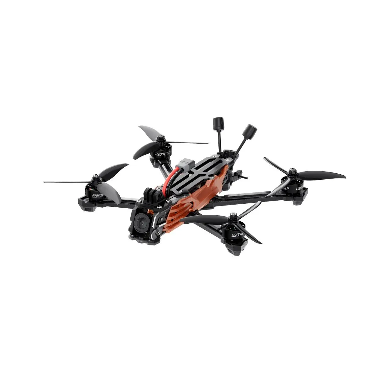 Cockpit du drone course GEPRC O4 Pro avec récepteur ELRS et GPS intégré