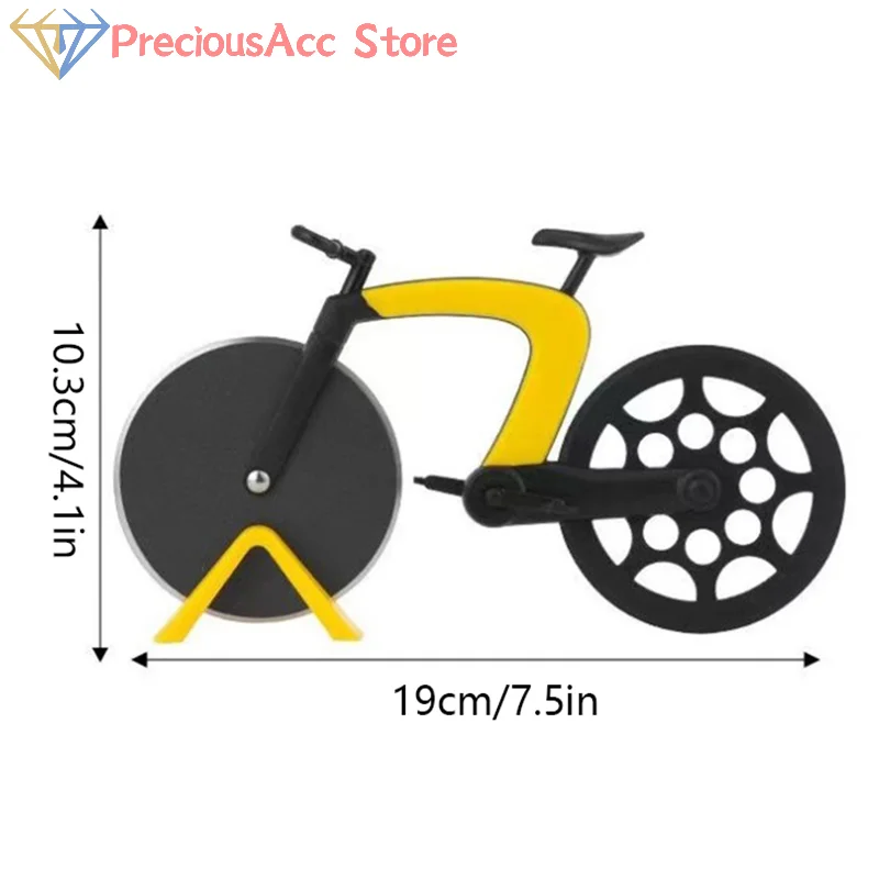 Creative Pizza Cutter Bicycle Shape Pizza Cutter Reusable Slicer Picnic Practical Stainless Steel Kitchen Accessories pizza cutter pizza roller