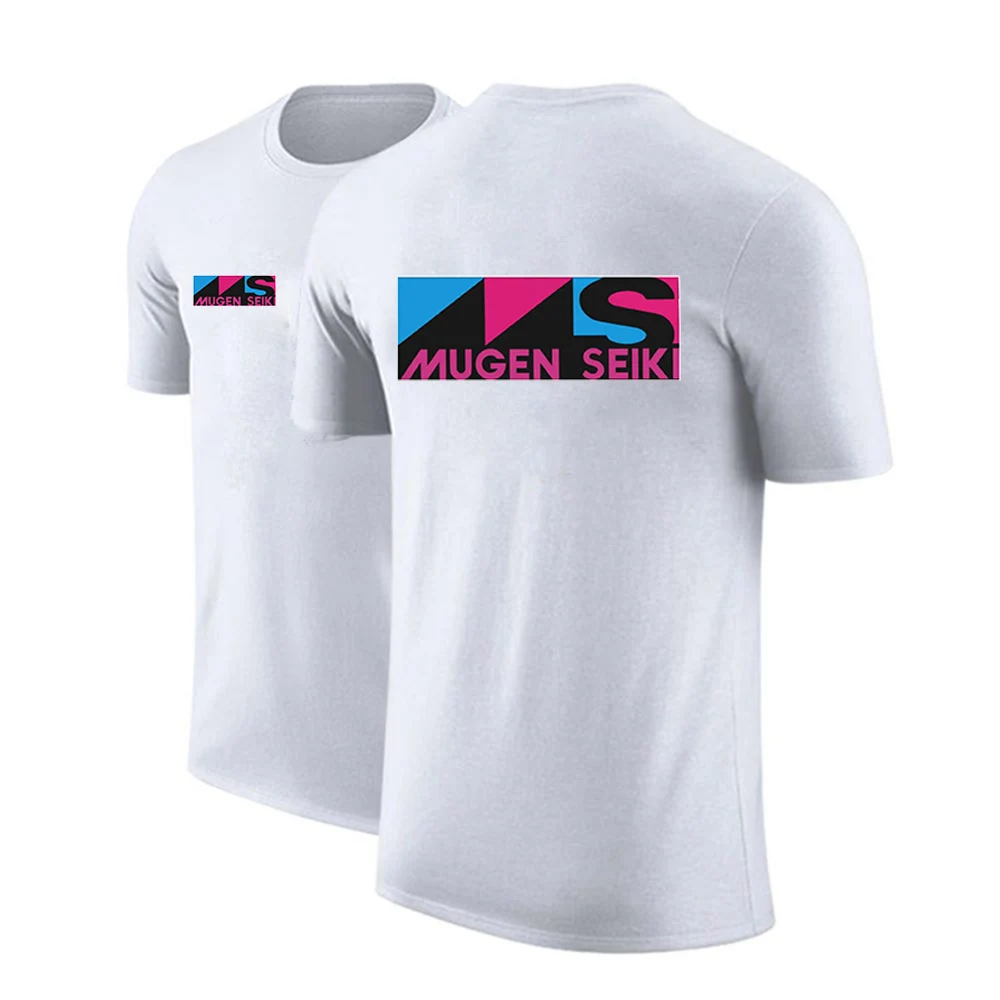 Summer Cotton Quick Drying Short Sleeves Men Round Neck Tee